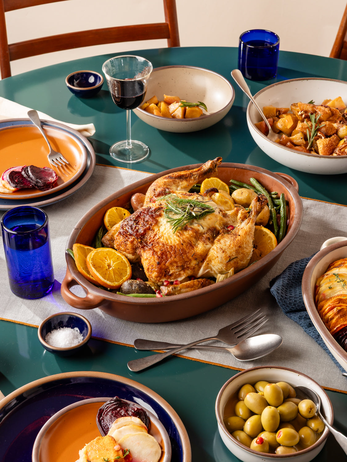 Orange Dry-Brined Roast Chicken